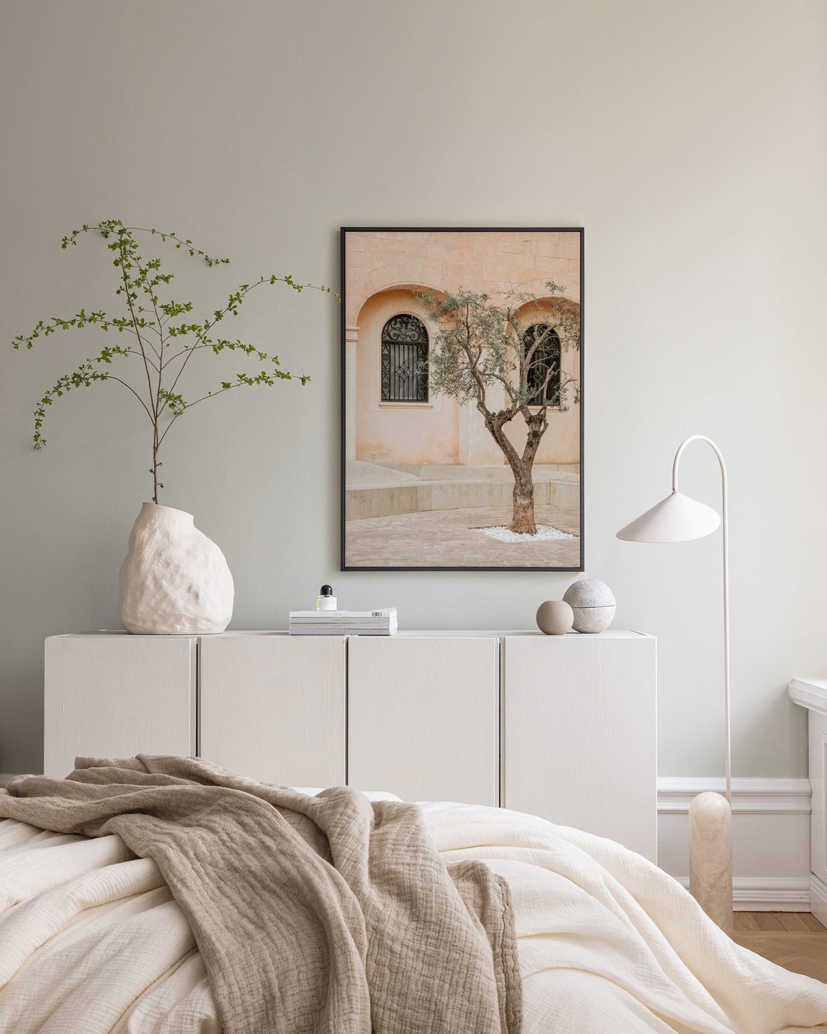 Lonely Olive Tree Canvas print