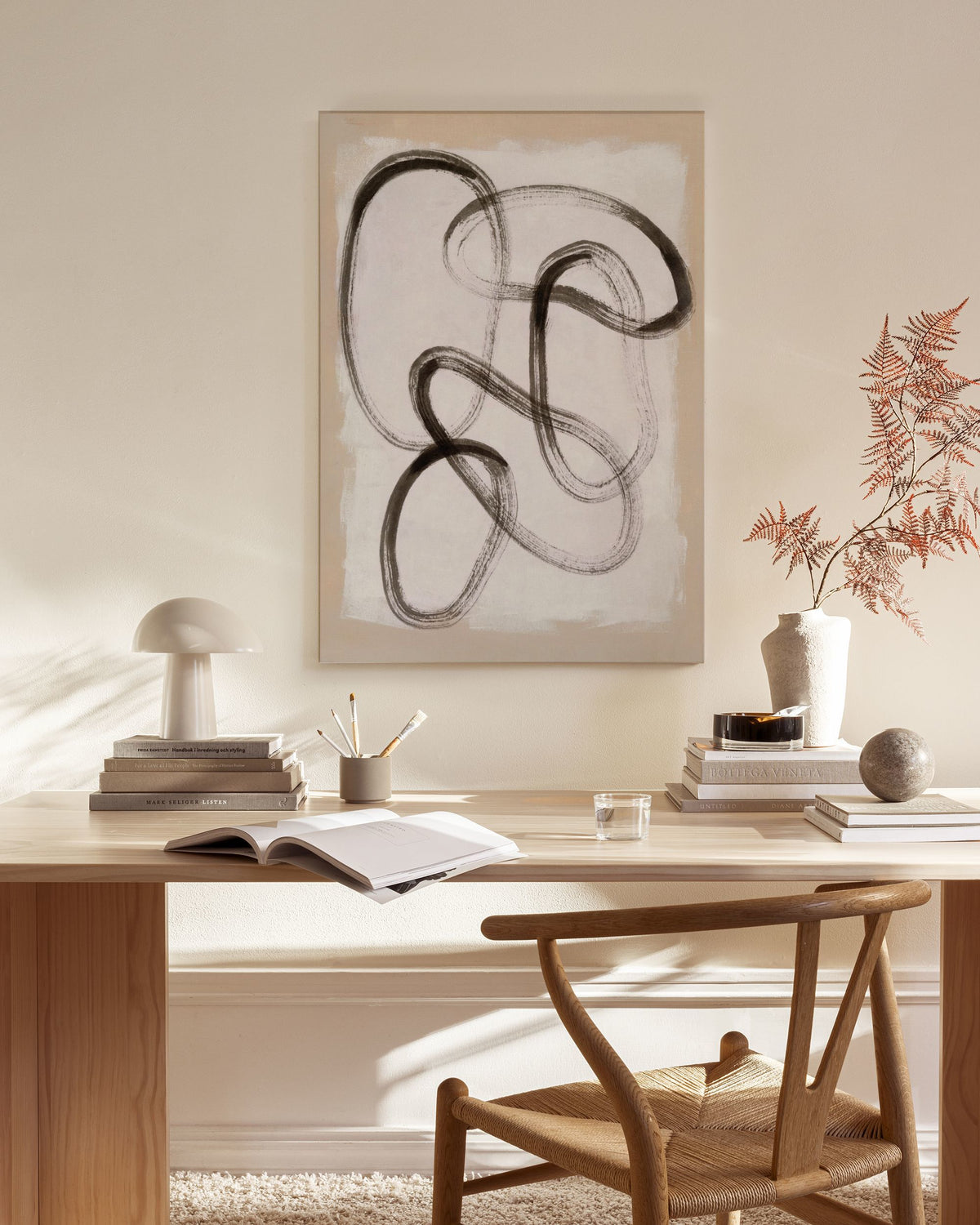 Infinate Brush Strokes Canvas print