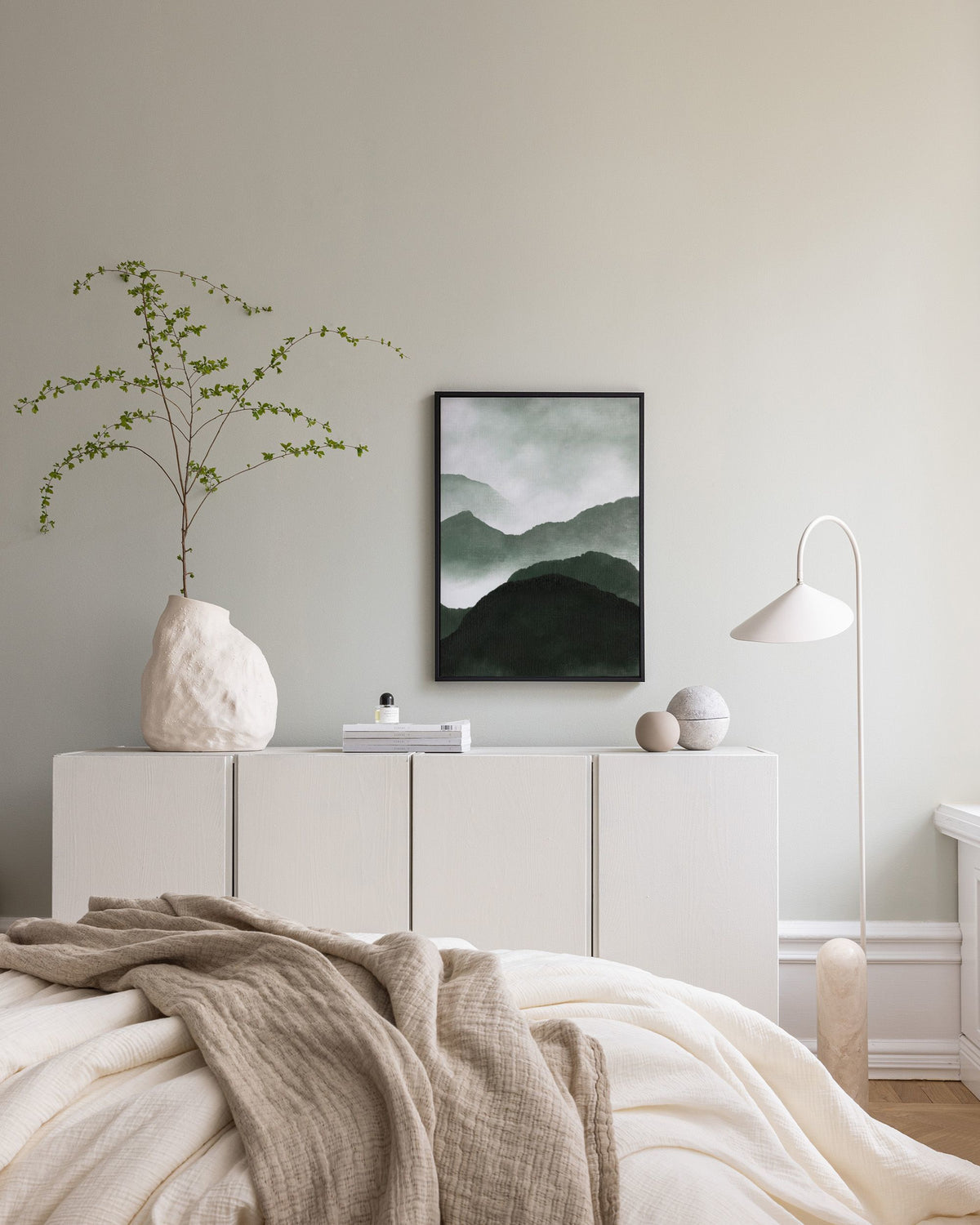Mistscape No3 Canvas print
