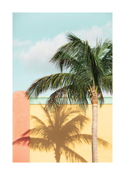 Sun-drenched Palm Print