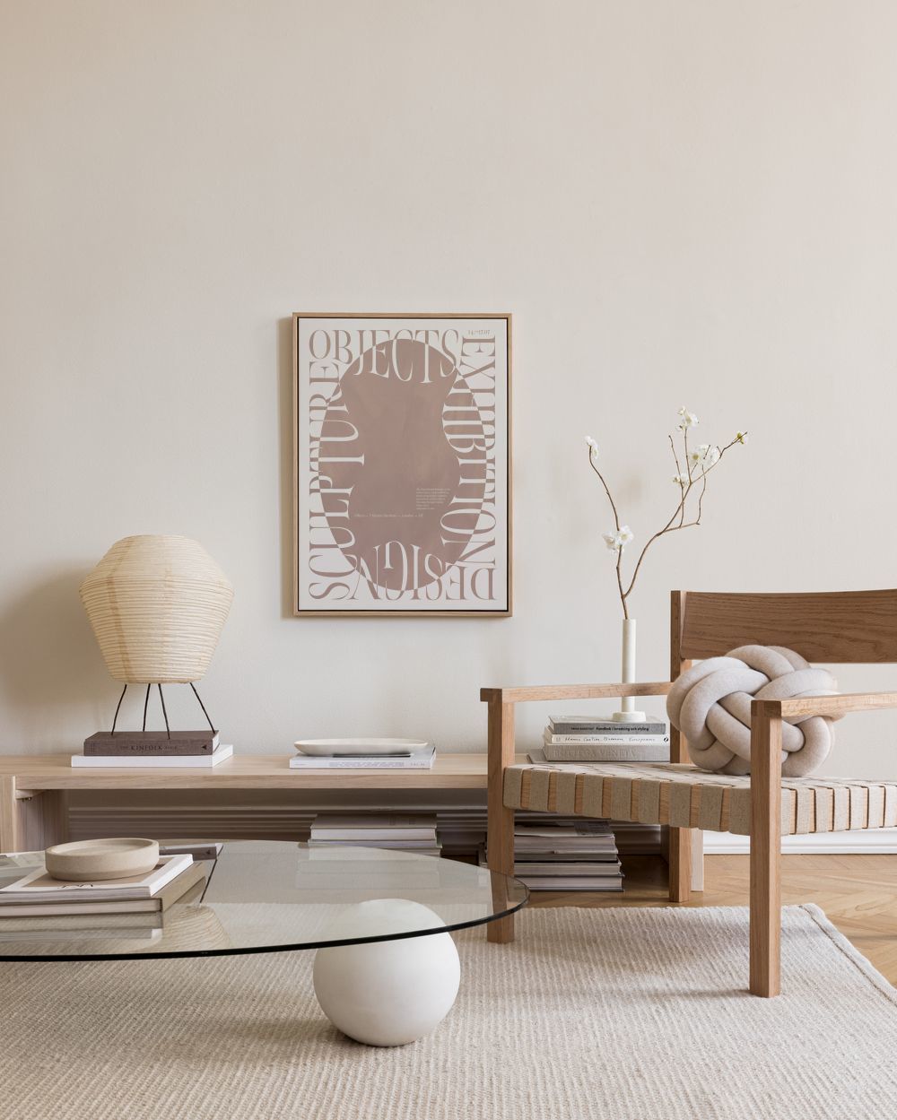 Oval Exhibition Canvas print