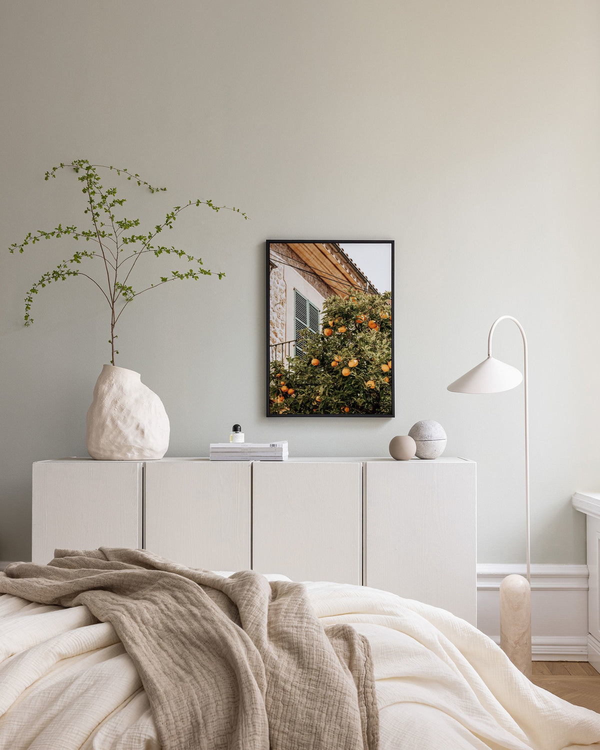 Oranges In Garden Canvas print