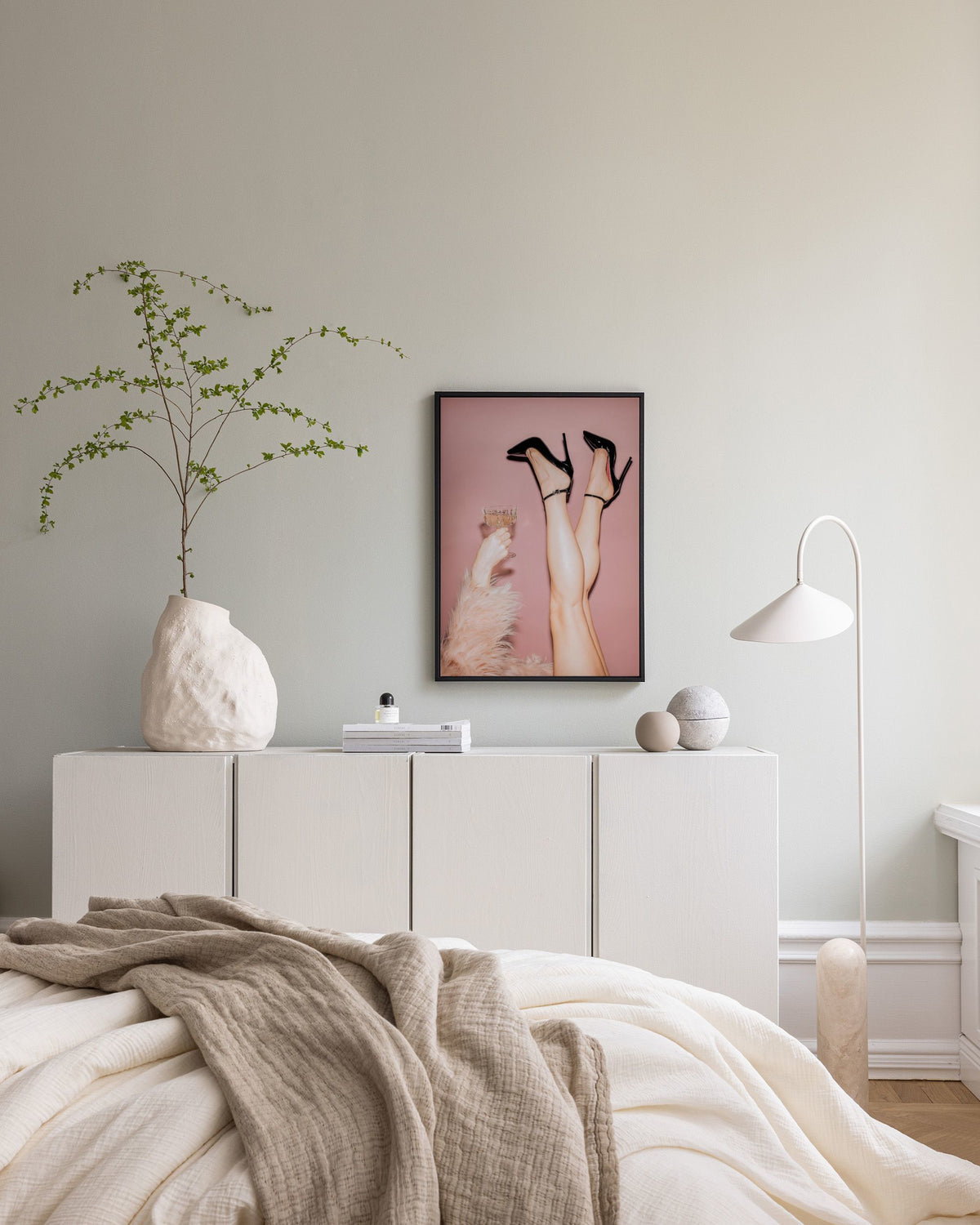 Upside Down Cheers Canvas print