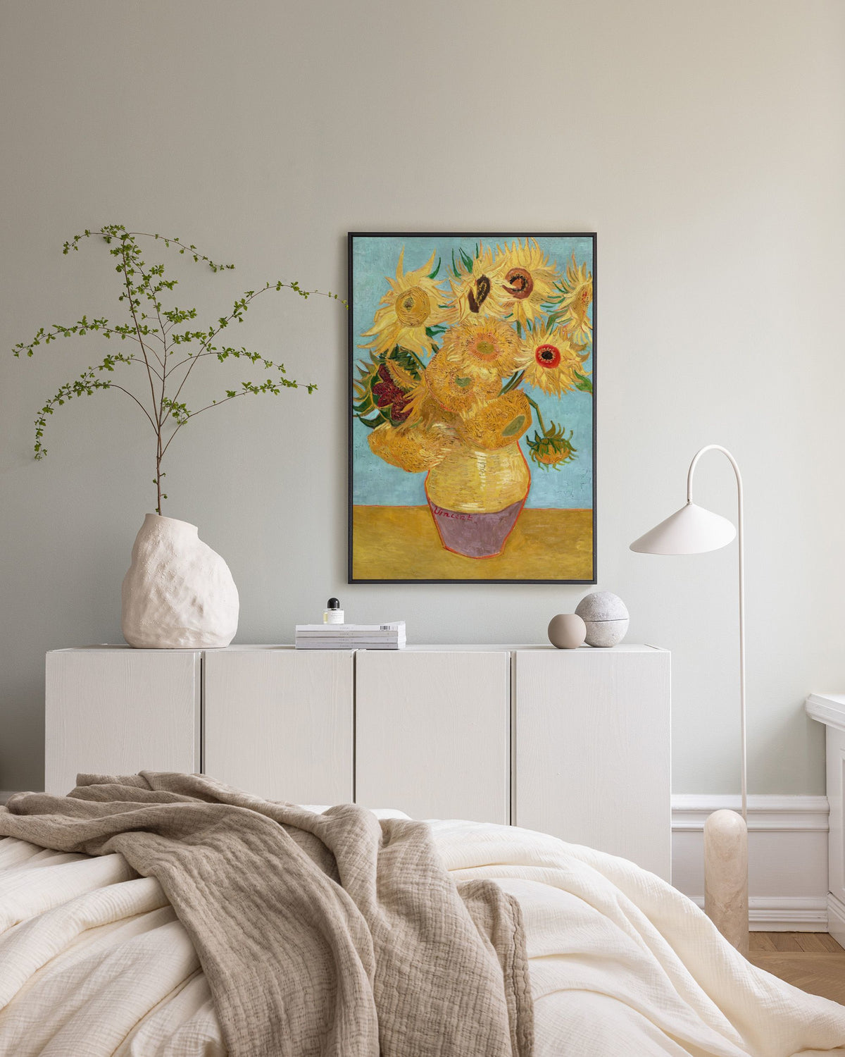 Van Gogh - Vase with Twelve Sunflowers Canvas print