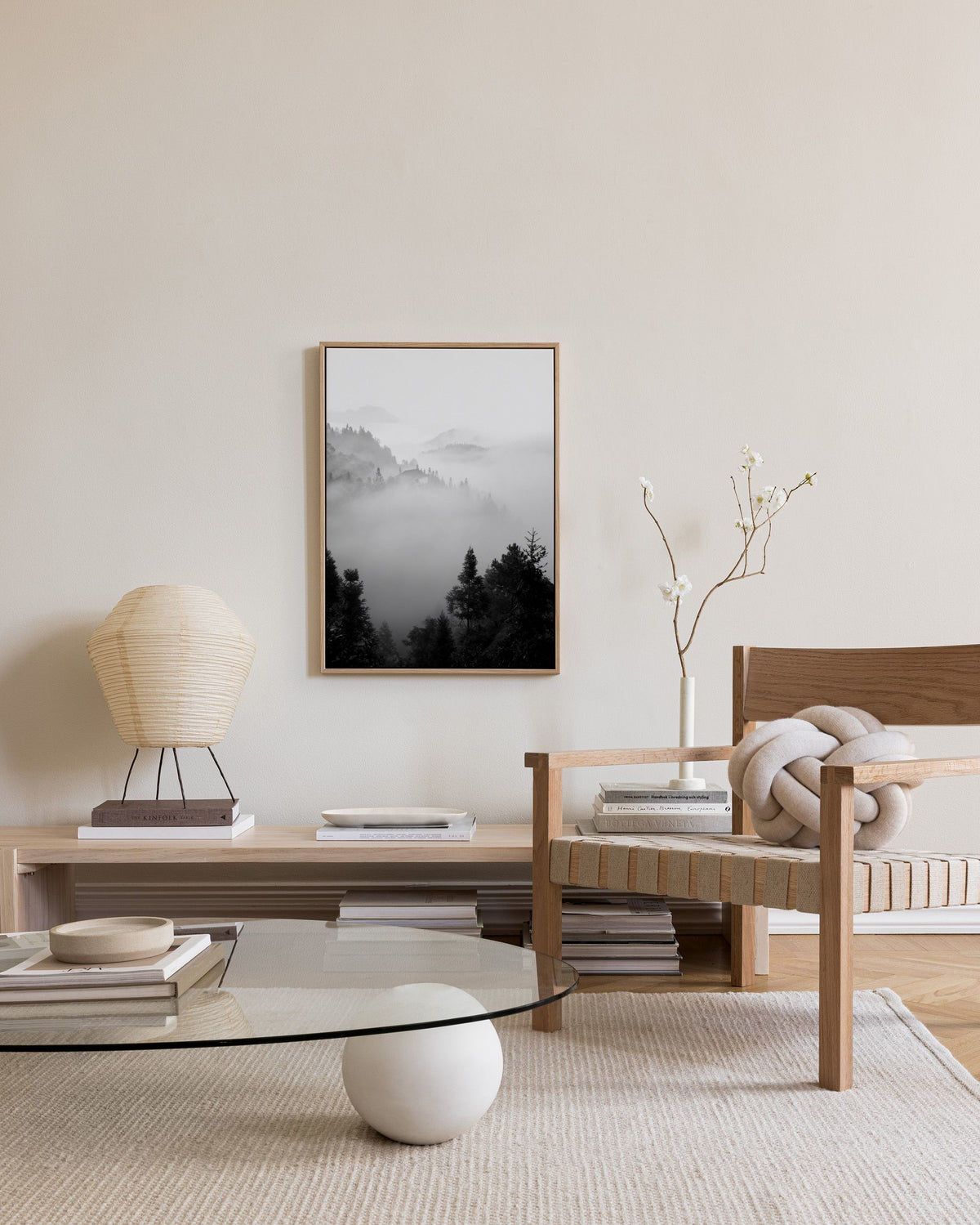 The Morning Mist Canvas print