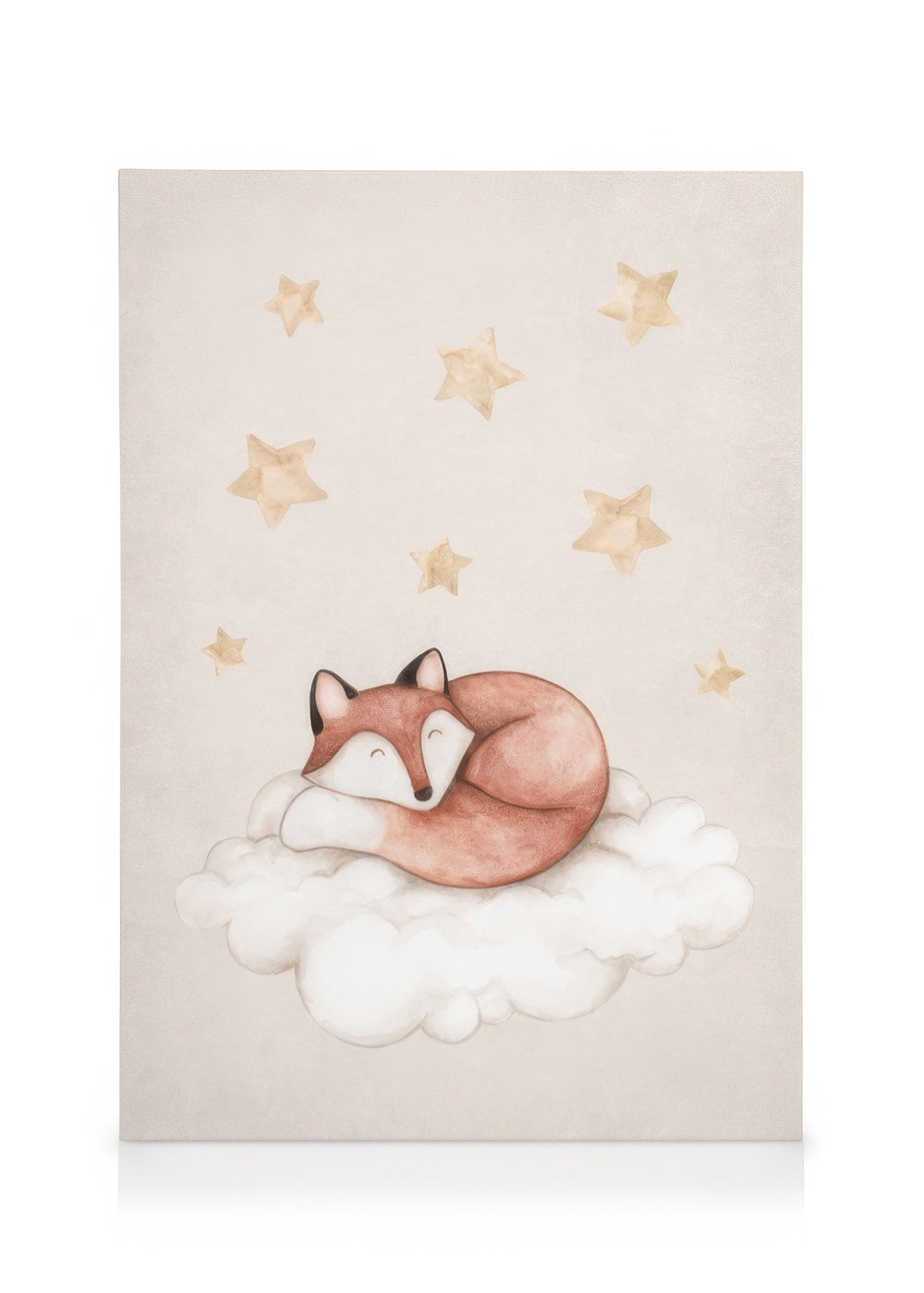 Dreaming Fox Canvas print