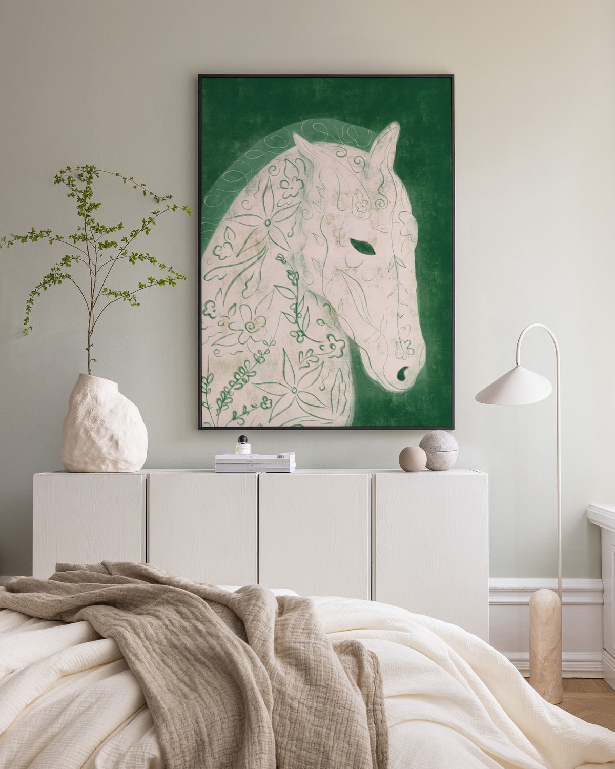 Lucrecia Rey Caro - Earth Horse Canvas print