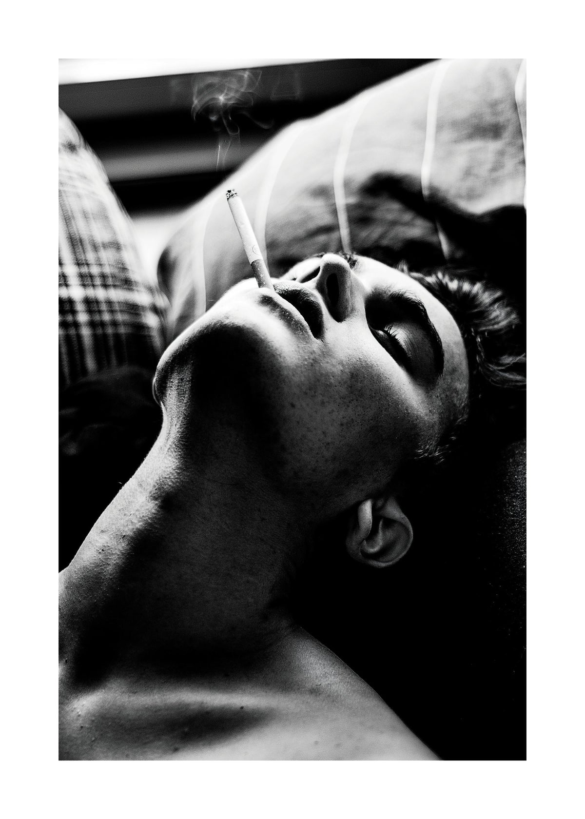Smoking In Bed Print
