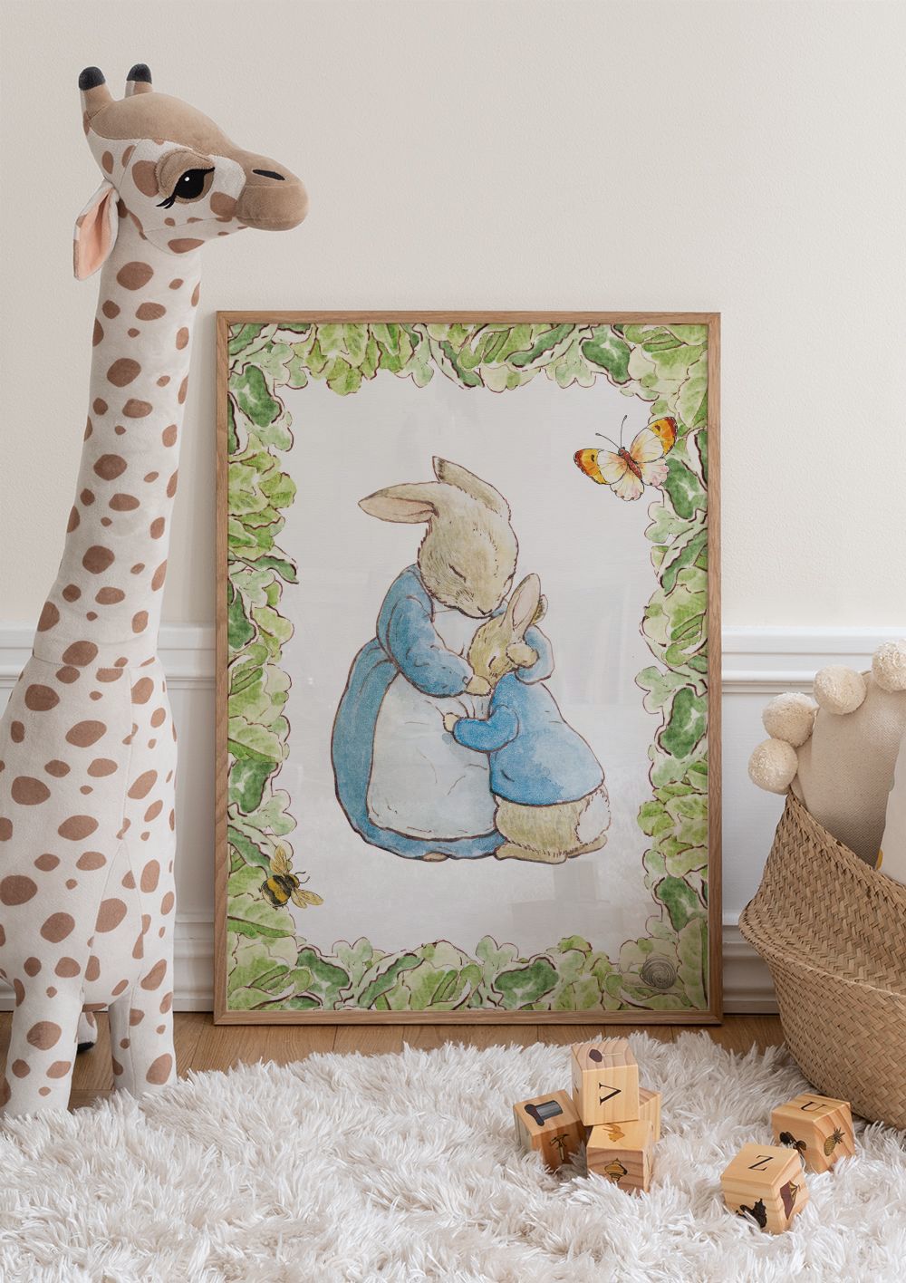 Peter Rabbit Hug Print