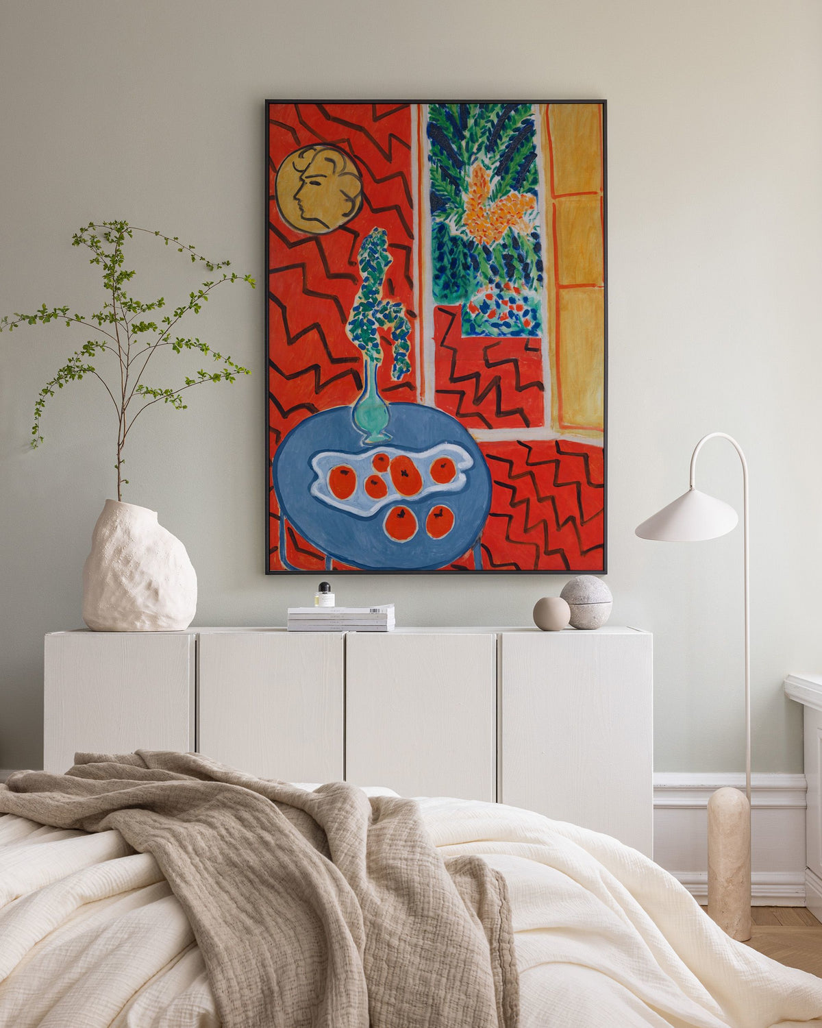 Matisse - Red Interior, Still Life on a Blue Table Canvas print