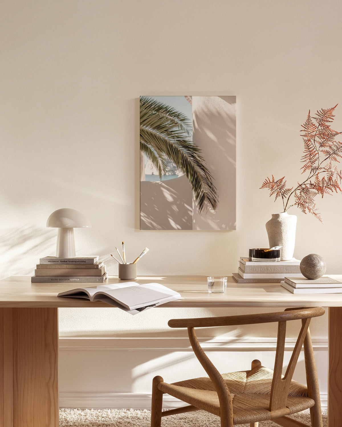 Tropical Shadow Canvas print