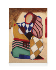 Patchwork Figure Canvas print