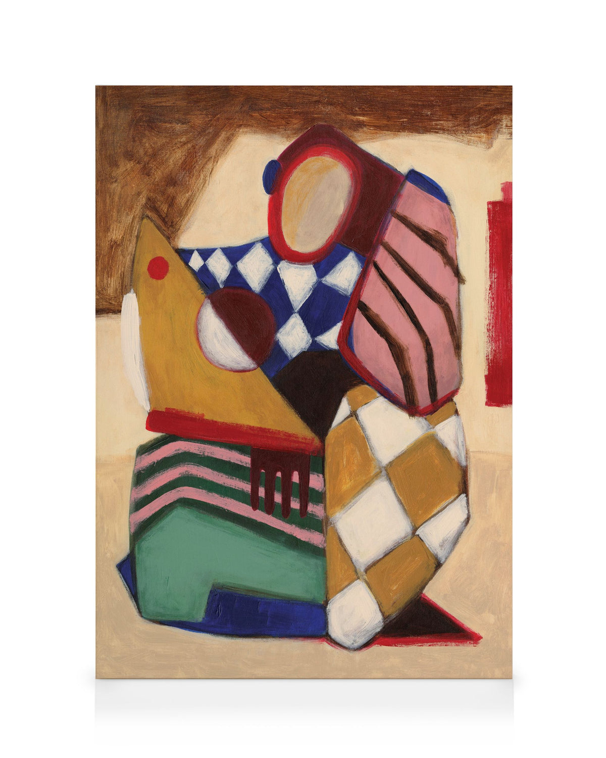 Patchwork Figure Canvas print