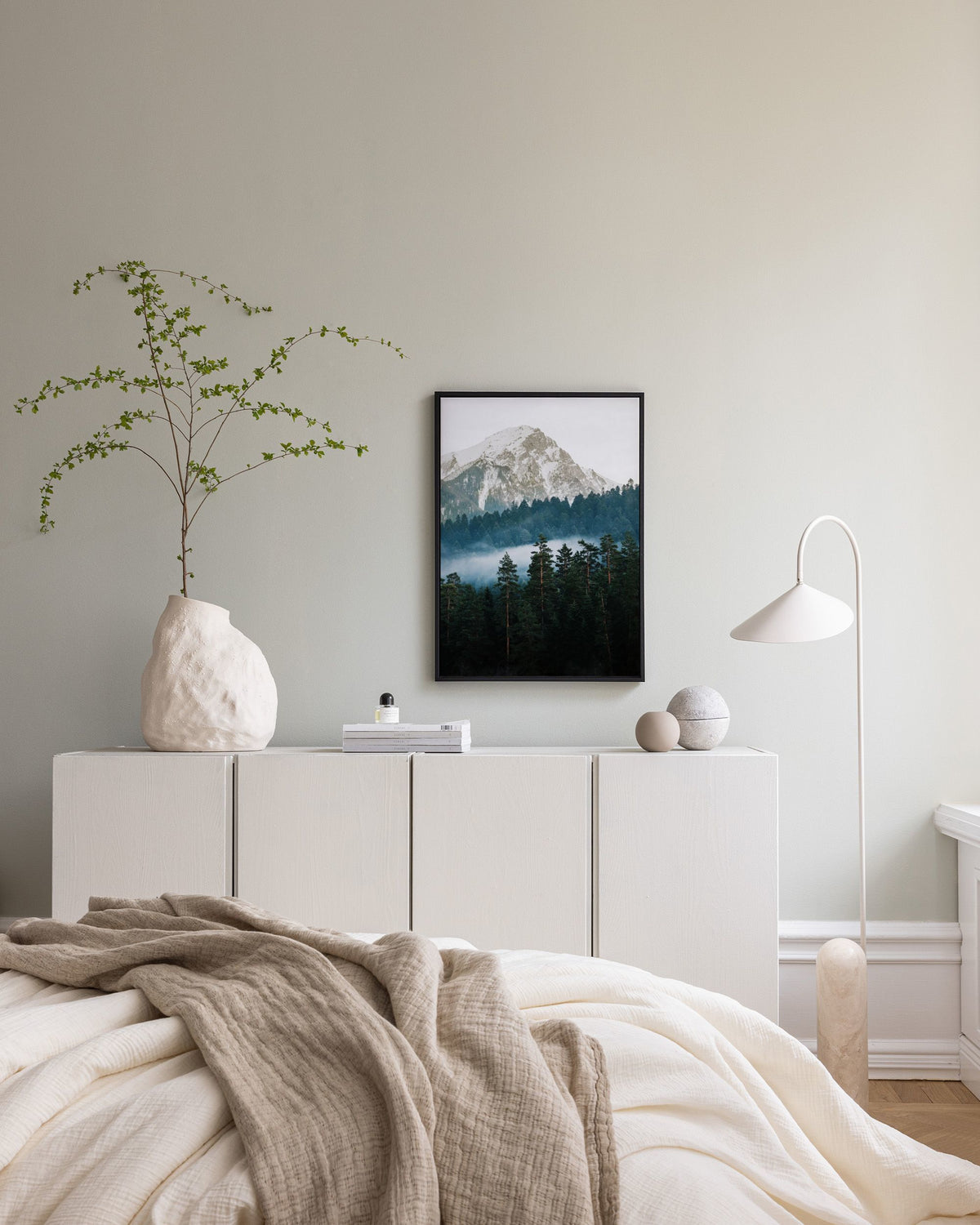Mountain and Forest Canvas print
