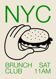 NYC Brunch Club No1 Print