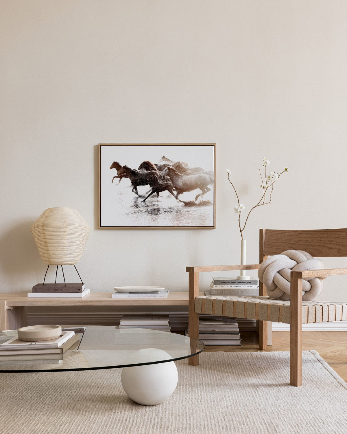 Running Horses Canvas print