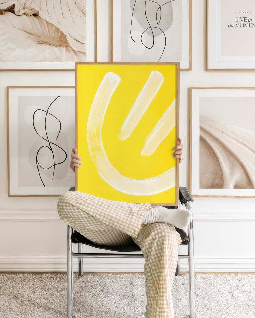 Yellow Smiley Print