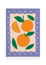 Popping Oranges Canvas