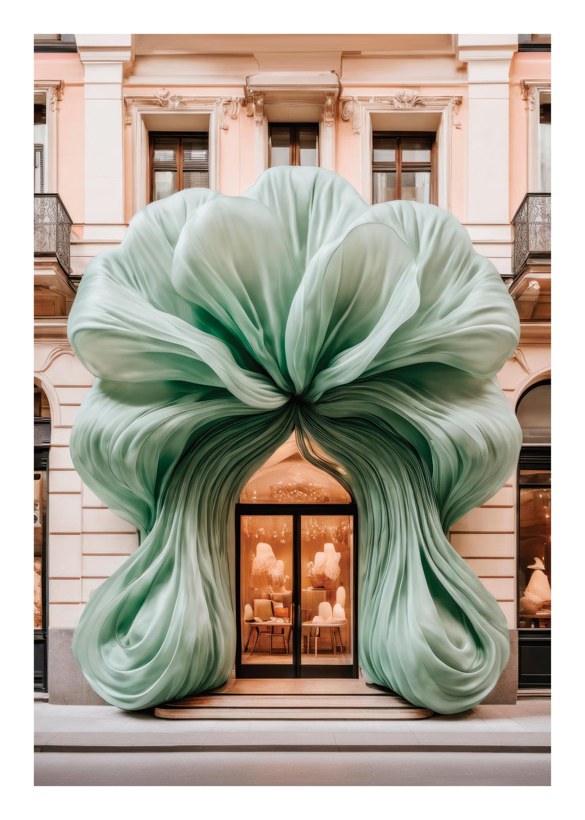 Flower Facade Print