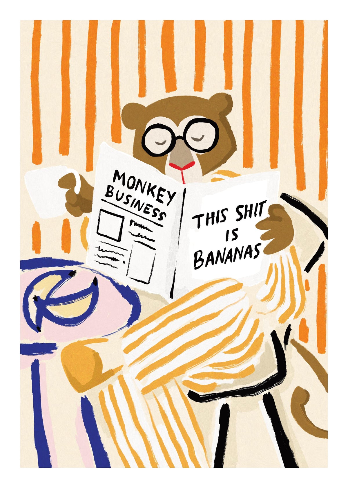Monkey Business Print