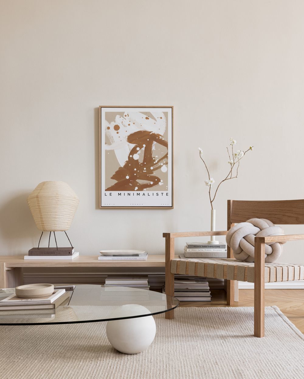 Le Minimaliste Canvas print