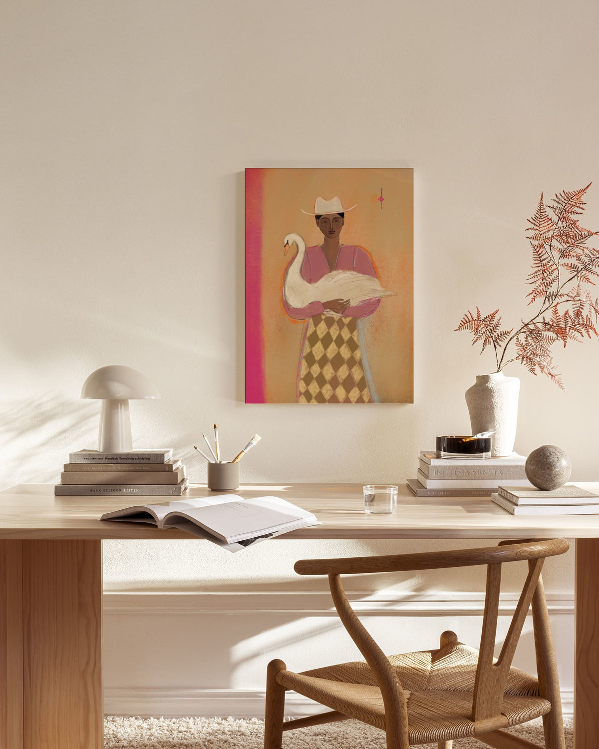 Studio Vreeken - Swan Lady No2 Lærred