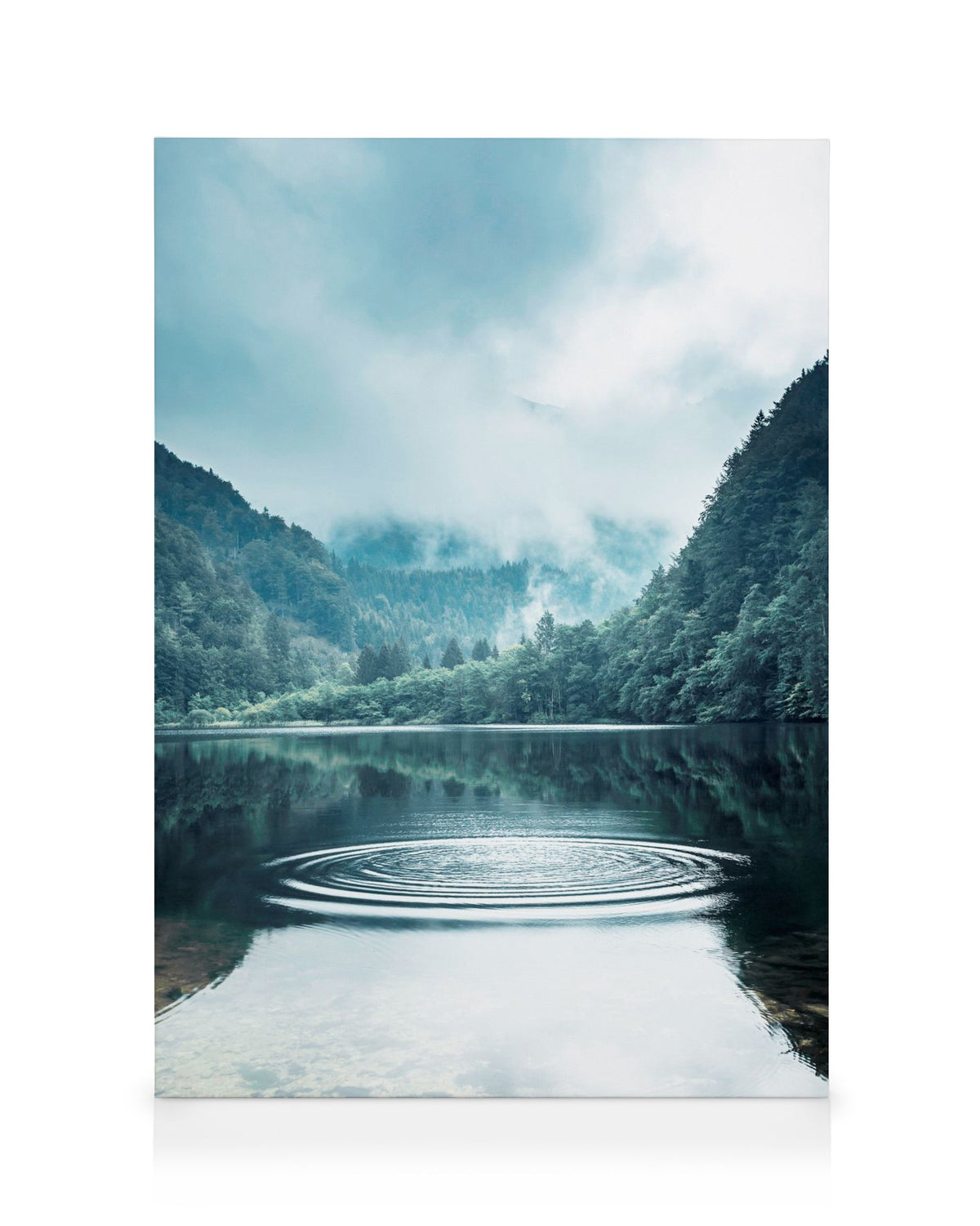Rings on the Water Canvas print