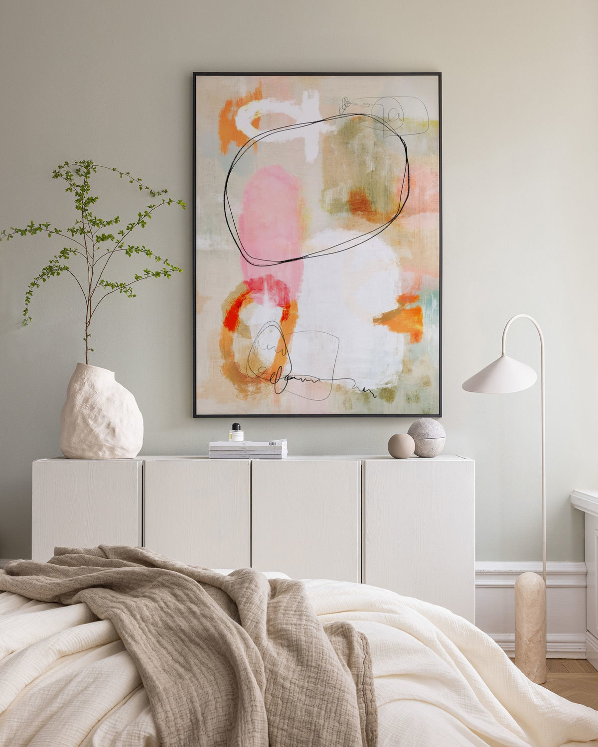 Pastel Abstract No2 Canvas print
