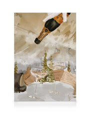 Ekaterina Zagorska - Winter Champagne Canvas print