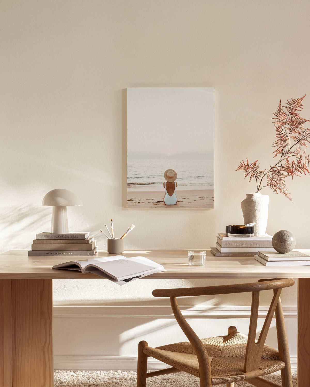 Dreaming by the Sea Canvas print