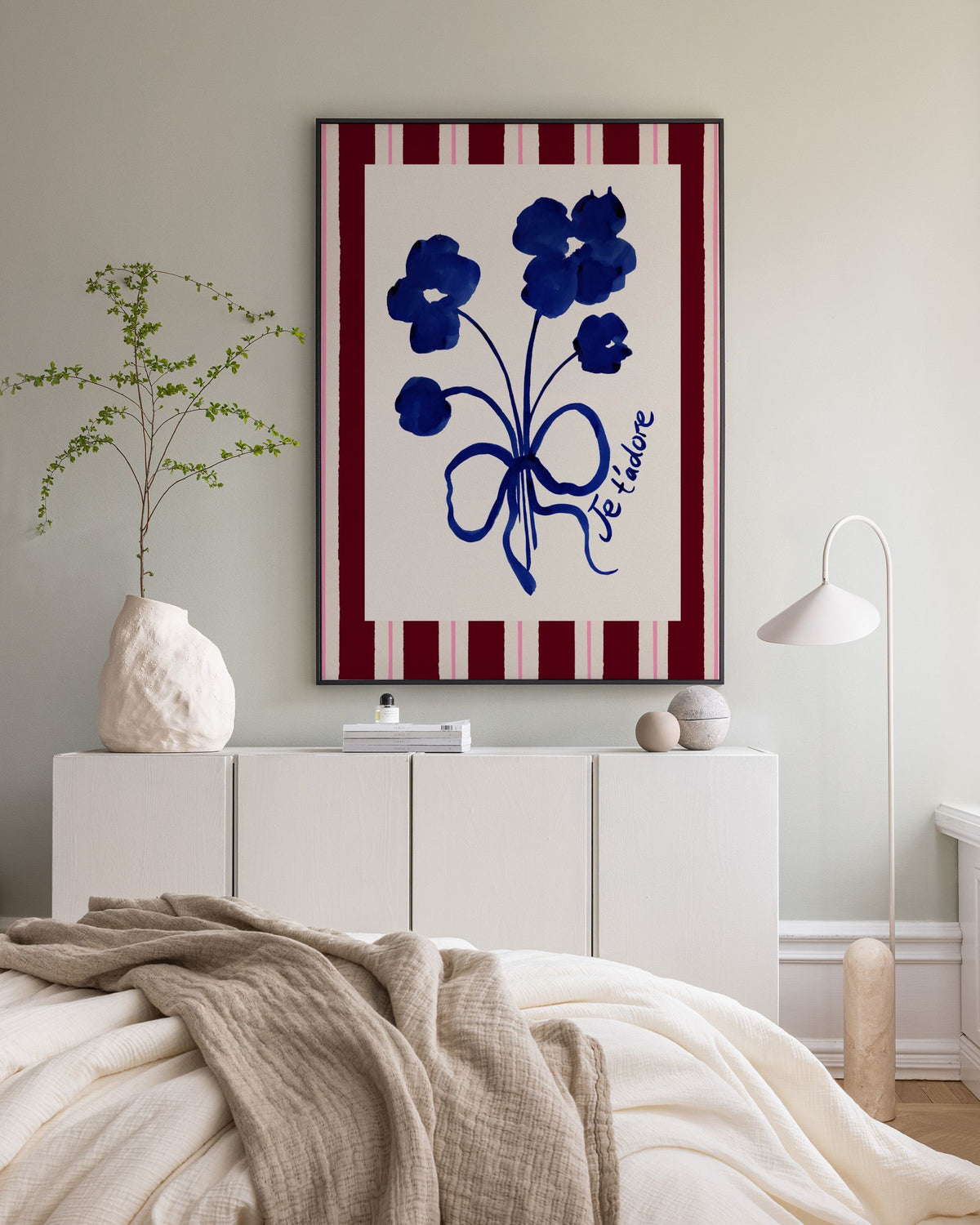 Emily Daborn - I Adore You Bouquet Canvas print
