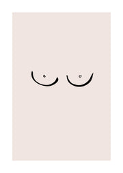Boobs Drawing Print