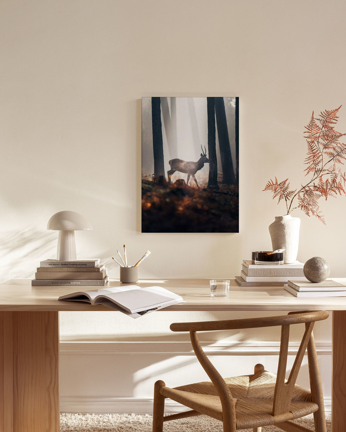 Red Deer Canvas print