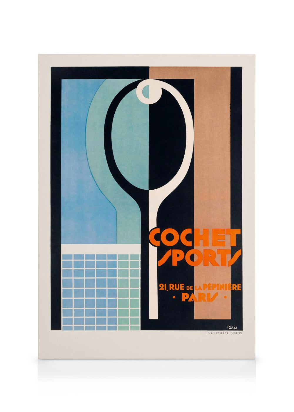 Vintage Tennis Canvas