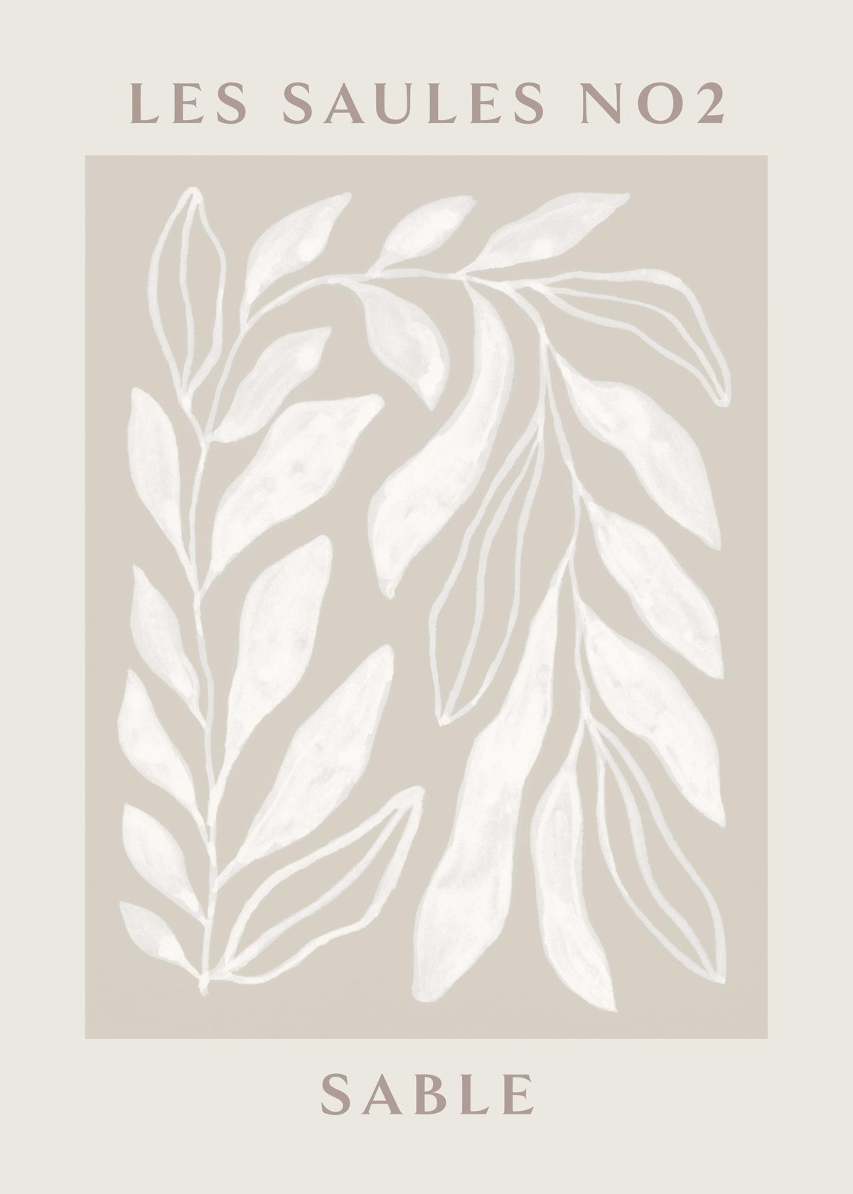 Les Saules No2 Print