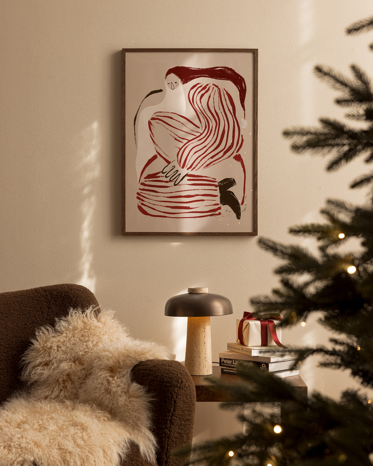Crimson Claus Print