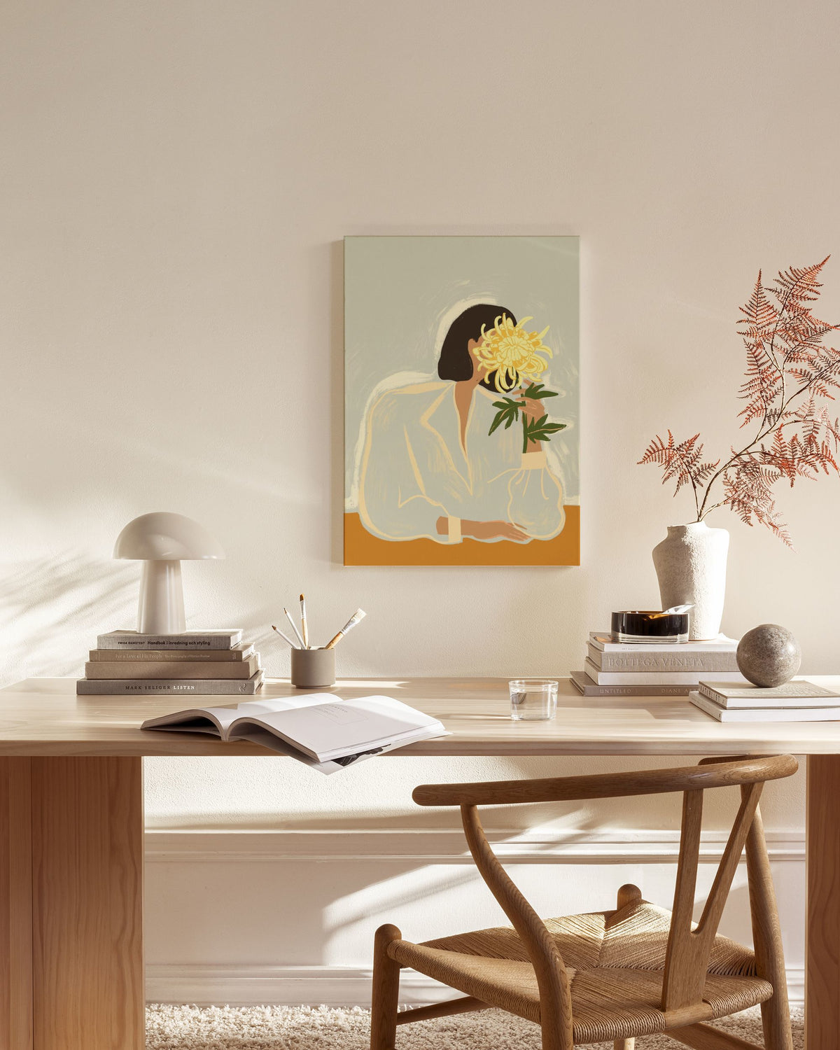 Arty Guava - Lay Hoon - The Chrysanthemum Canvas print