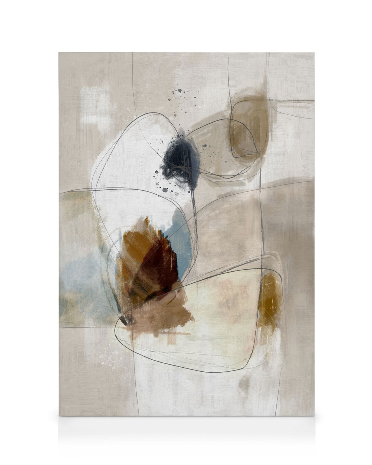 Beige Impression No2 Canvas print