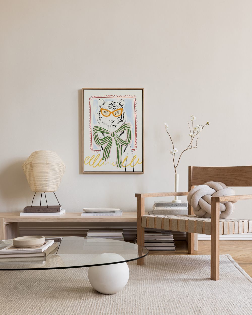 Chic Tiger Canvas print