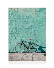 Mint Bike Canvas print