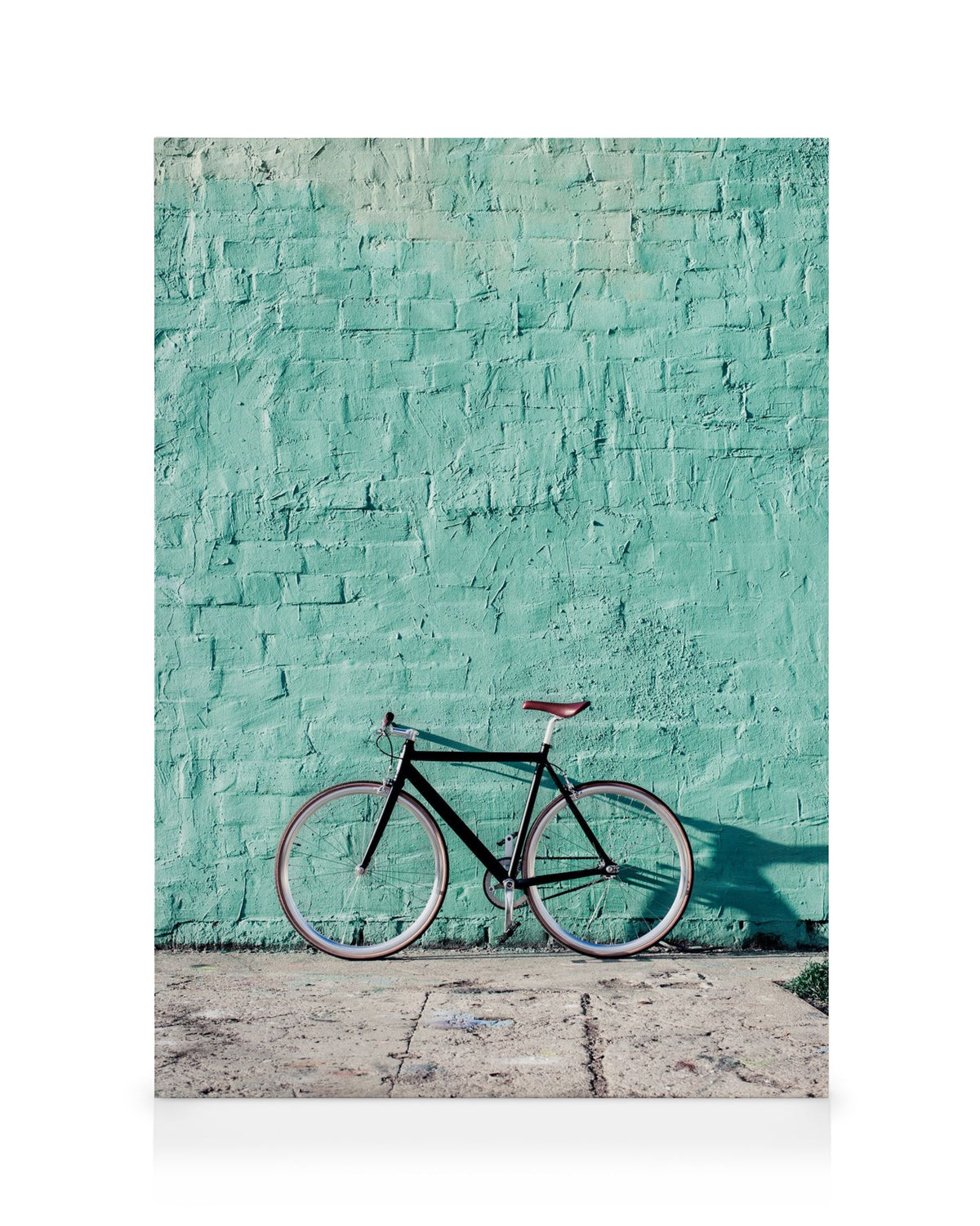 Mint Bike Canvas print