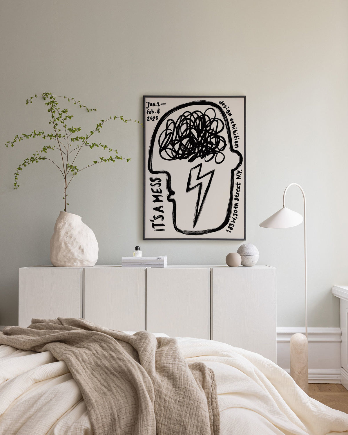 It's a Mess Canvas print