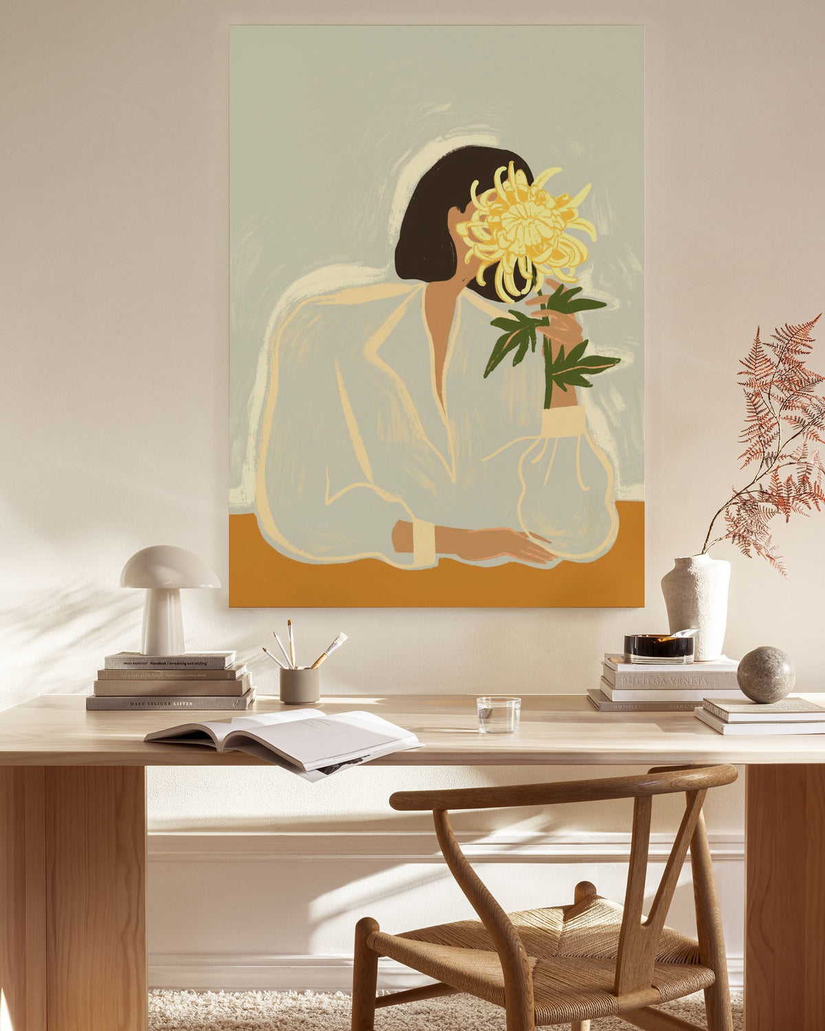 Arty Guava - Lay Hoon - The Chrysanthemum Canvas print