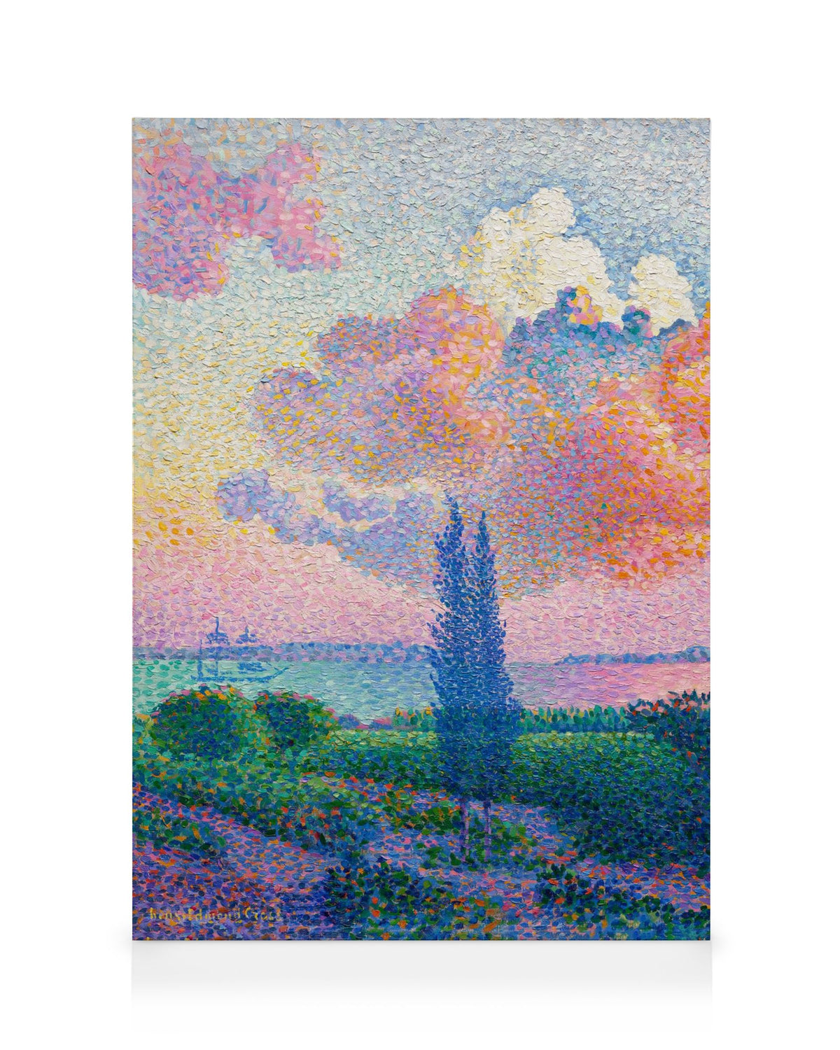 Henri-Edmond Cross - The Pink Cloud Canvas print