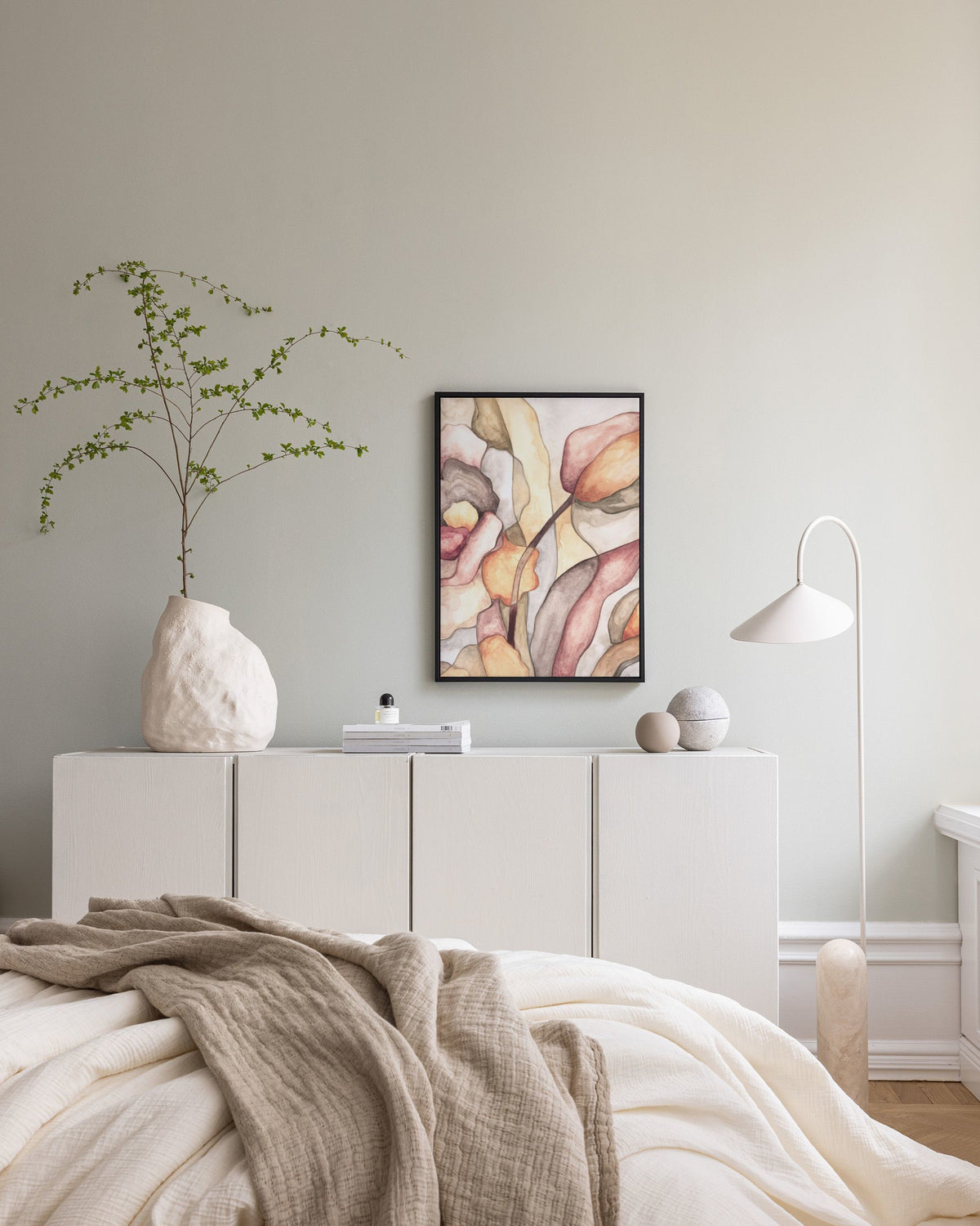 Botanical Shapes No1 Canvas print
