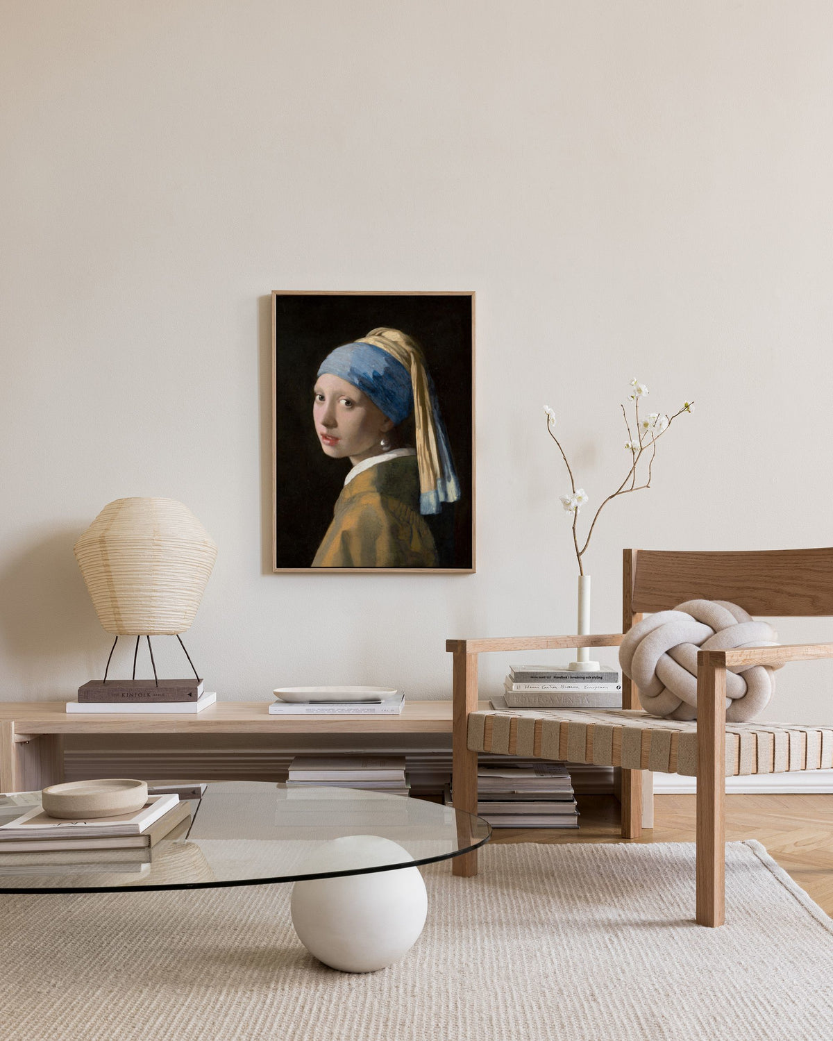 Johannes Vermeer - Girl with a Pearl Earring Canvas print