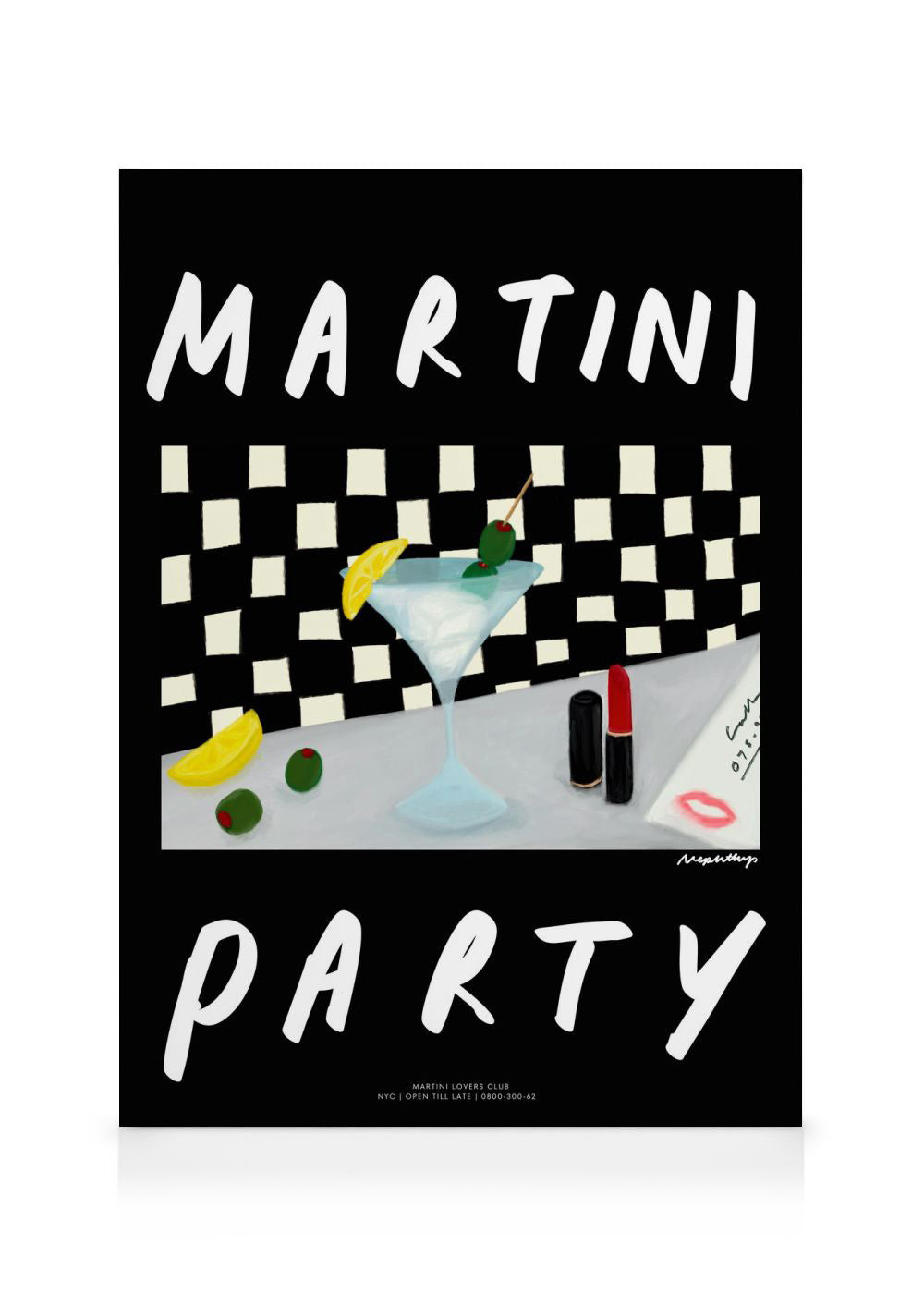 Nephthys Foster - Martini Party Canvas print