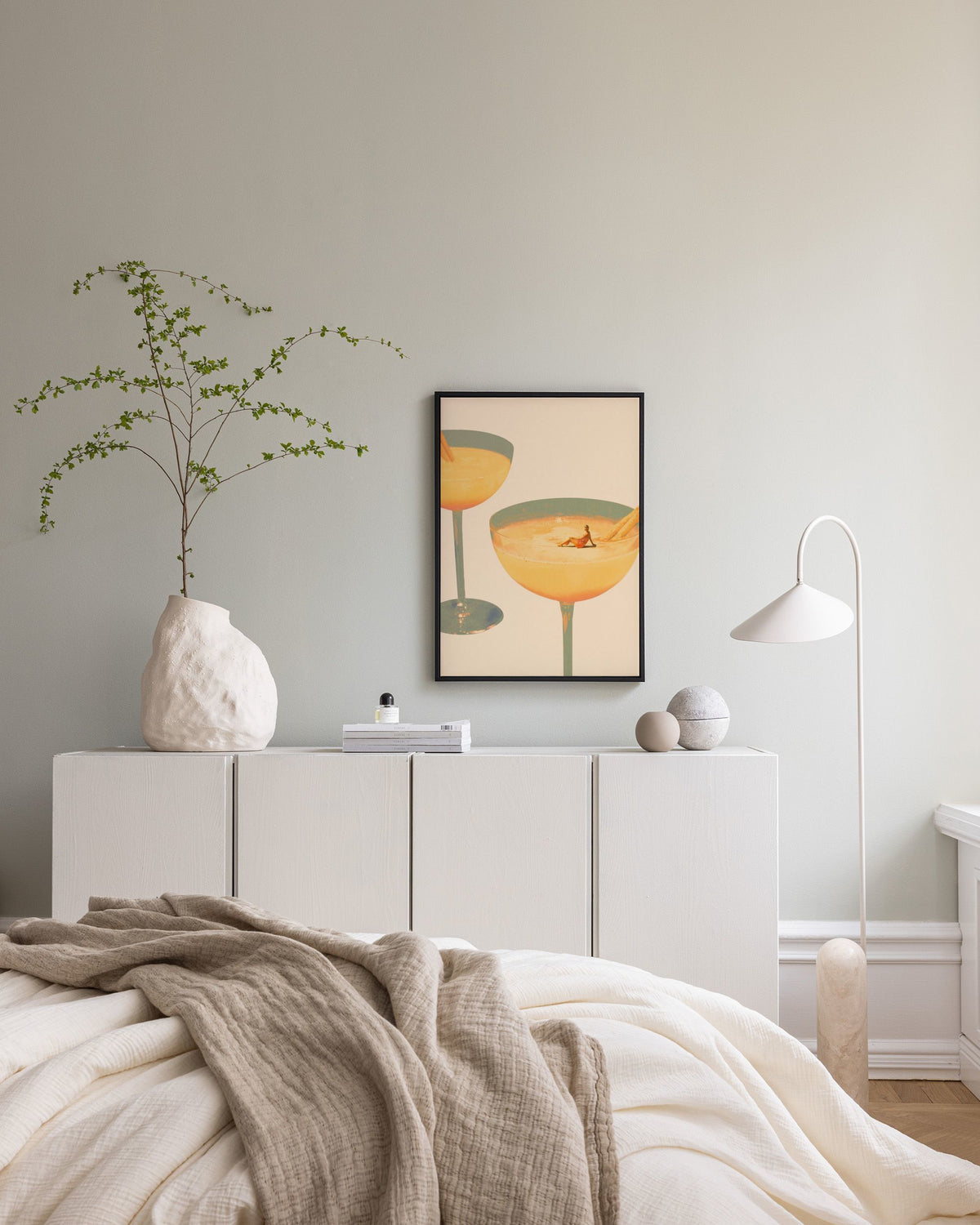 Maarten Leon - Holiday in a Glass No1 Canvas print