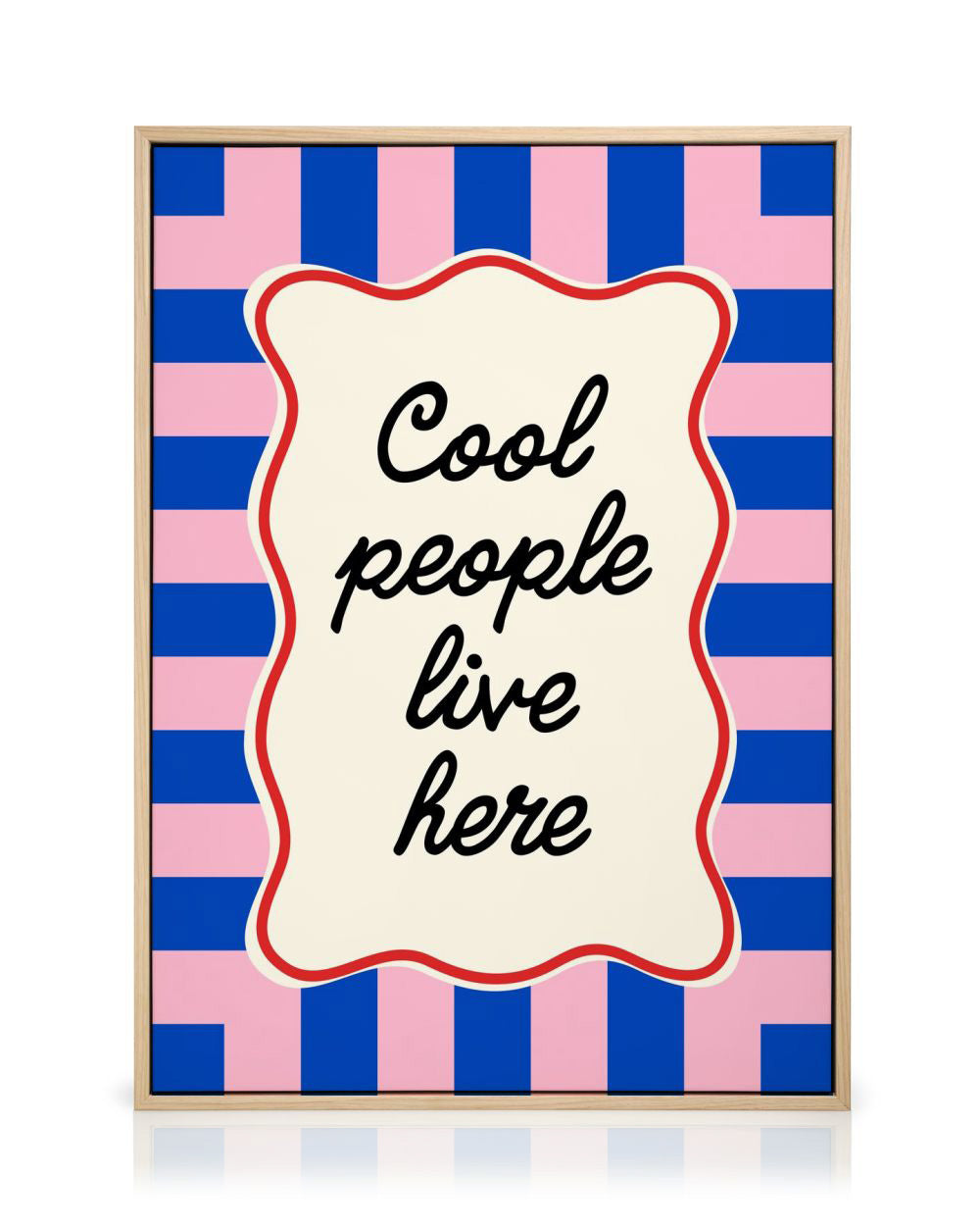 Cool People Live Here Canvas print