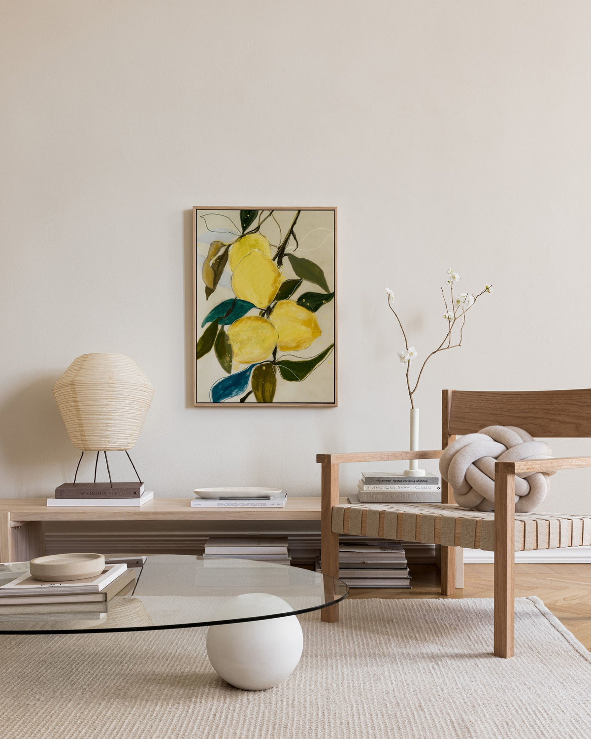 Leigh Viner - Lemon Study Canvas print